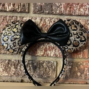 Disney cheetah print mickey ear headband